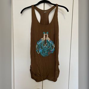 Custo Barcelona Peacock Tank Top